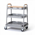 Servicetrolley van staal voor gebruik in de keuken - 80 x 45 x 90cm