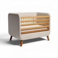 Bedbank van stof voor de kinderkamer - 120 x 60 x 90cm
